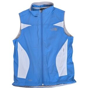 The North Face Apex Women's Blue Lightweight Vest Size M Medium Zip Up Outdoor